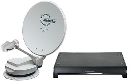Kathrein CAP 750 GPS Vollautomatische Sat-Antenne mit GPS inkl. Steuergerät Twin LNB