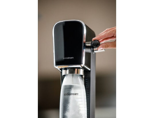 SODASTREAM - Machine à soda Art Noire + 2 bouteilles fuse lave-vaisselle