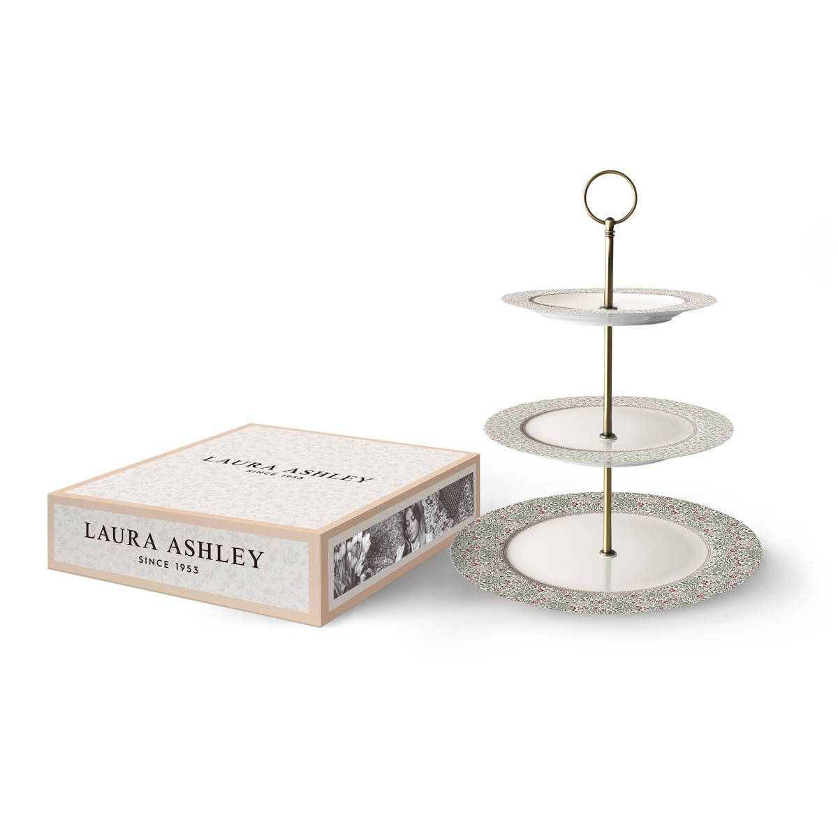 Laura Ashley Etagere 3-laags in giftbox Wild Clematis Collectables