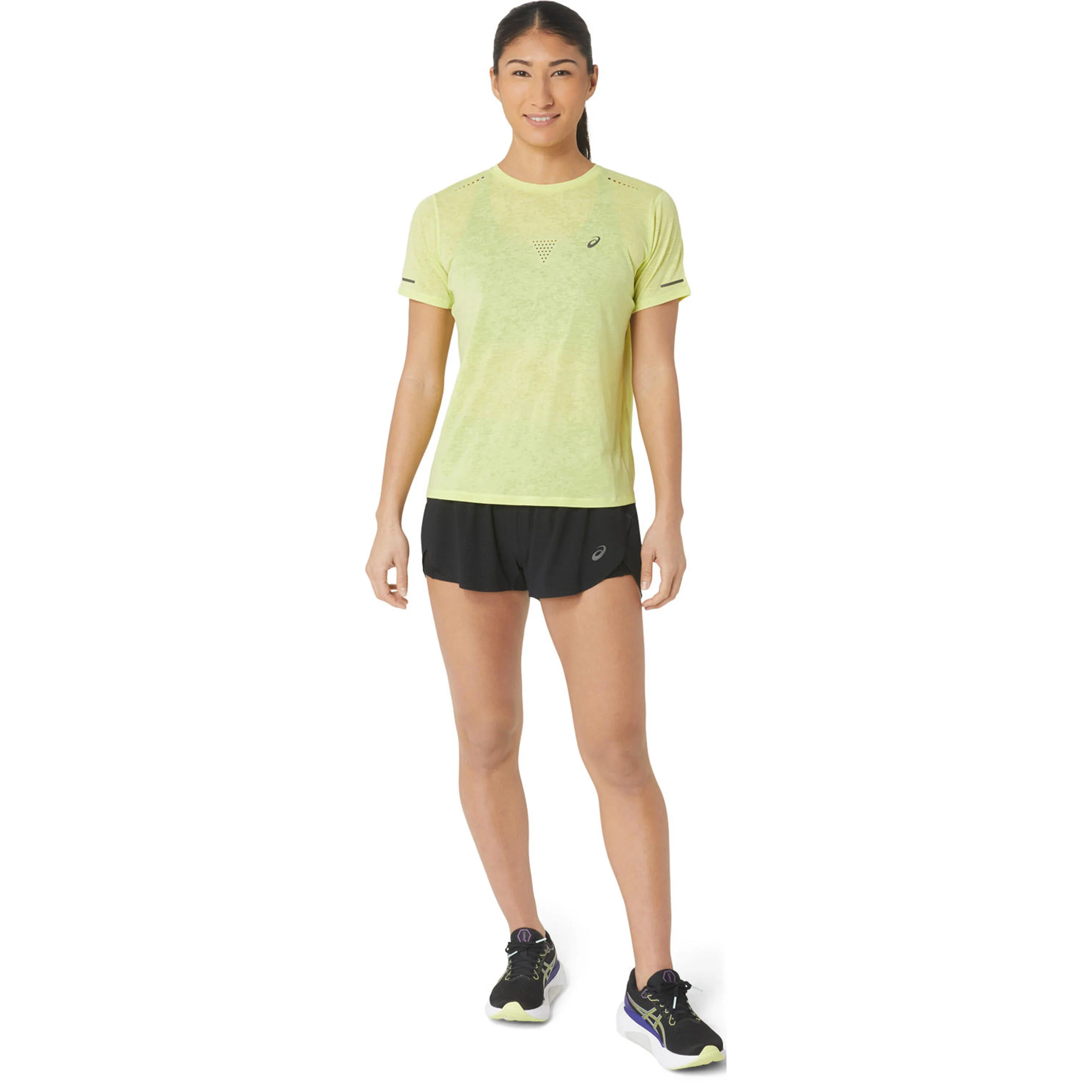 ASICS Metarun Split Short De Running Femmes - Noir