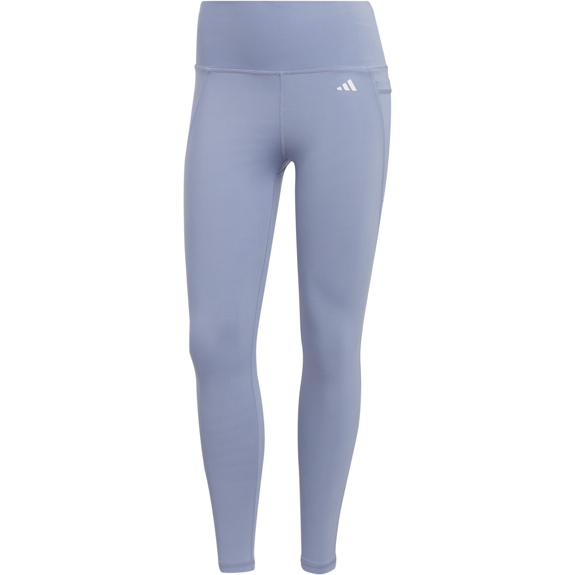adidas Optime Stash Pocket High-Waisted 7/8-Tights Damen silver violet