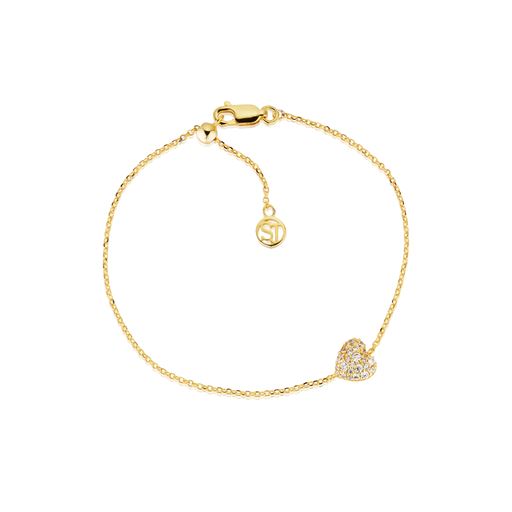 Sif Jakobs Jewellery Caro Armbånd, Guld, 19 cm