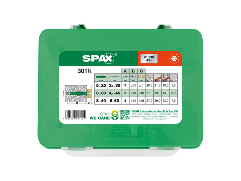 Spax schroeven   pluggen Power Pack