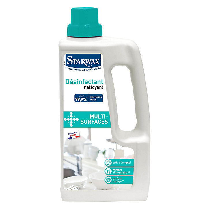 Nettoyant désinfectant multi-surfaces Starwax papaye 1L