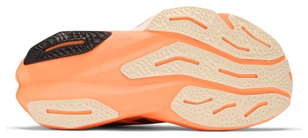 Chaussures Running New Balance FuelCell Rebel v4 Orange/Blanc Femme