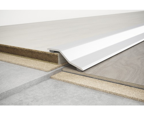 SKANDOR verstelprofiel, zilver geanodiseerd, zelfklevend, 10x30x900 mm