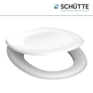SCHÜTTE Duroplast WC-Sitz Weiß ca. 37,5 x 44,5 cm