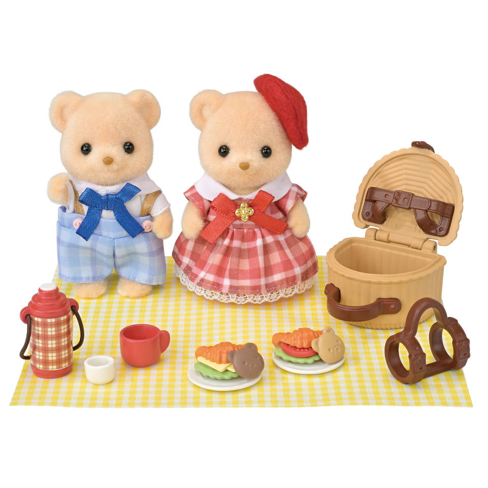 Sylvanian Families Biscuit beer zus & broer picknick set 5852