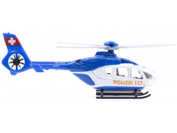 ACE Toy EC-135 Polizei Helikopter 1:72 Mini Polizei Helikopter ca. 13 cm