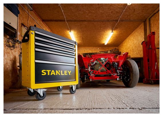Servante 5 Tiroirs STANLEY STST74305-1 - Fabrication Française - Charge Maximale de 300 kg
