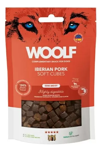 Woolf Soft Cubes - Iberian Pork - 100 g.