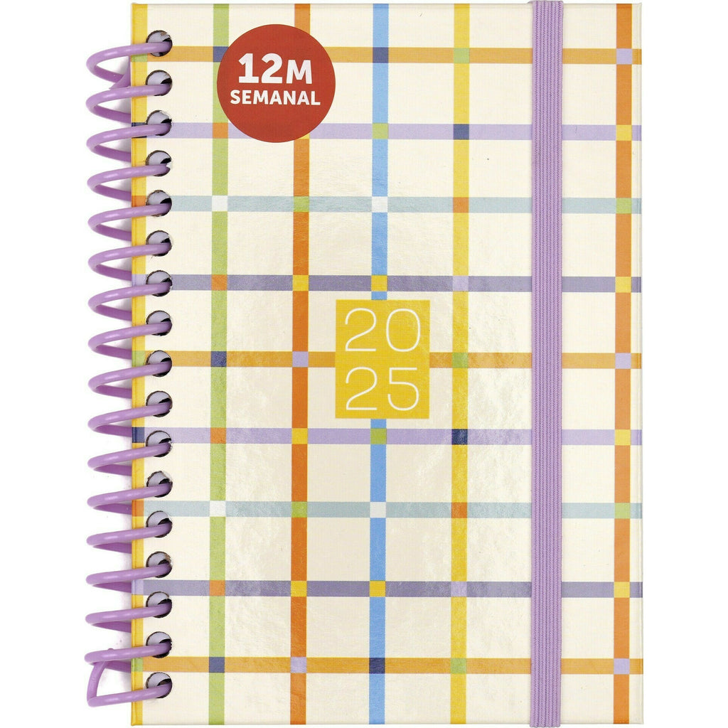Agenda Esp A6  2025 Semanal Girly Note!