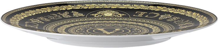 Versace Service Plate 33cm, Virtus Gala Black, Versace Flerfarvet