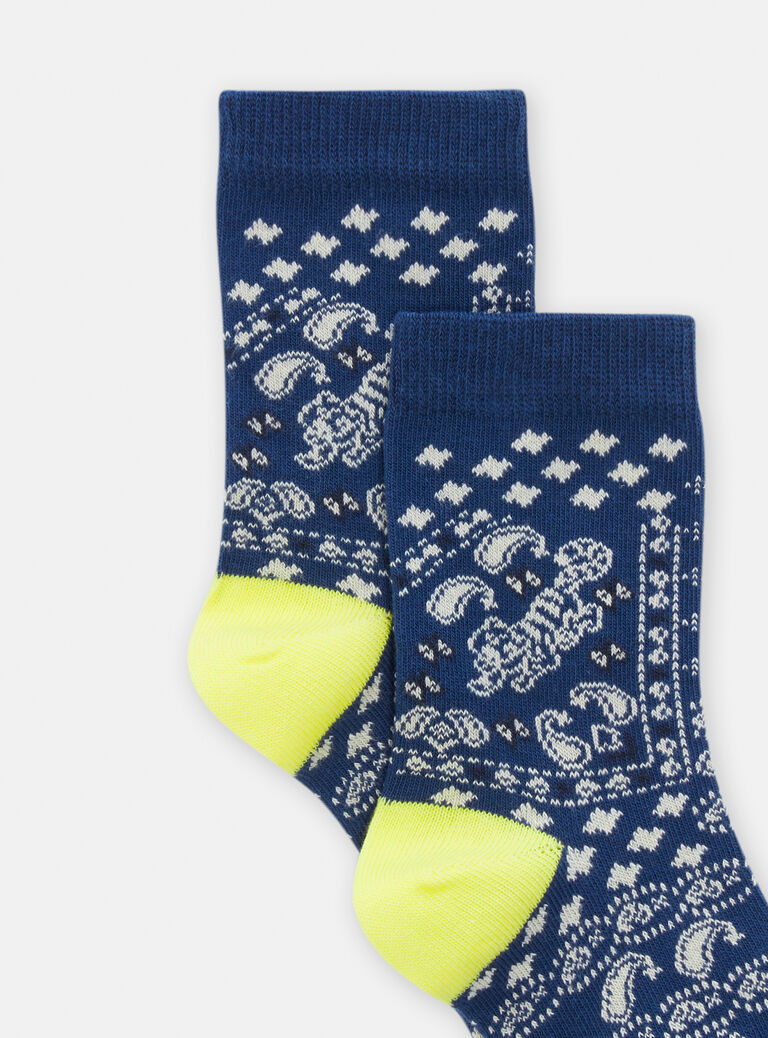 Chausettes à motif bandana pour garçon