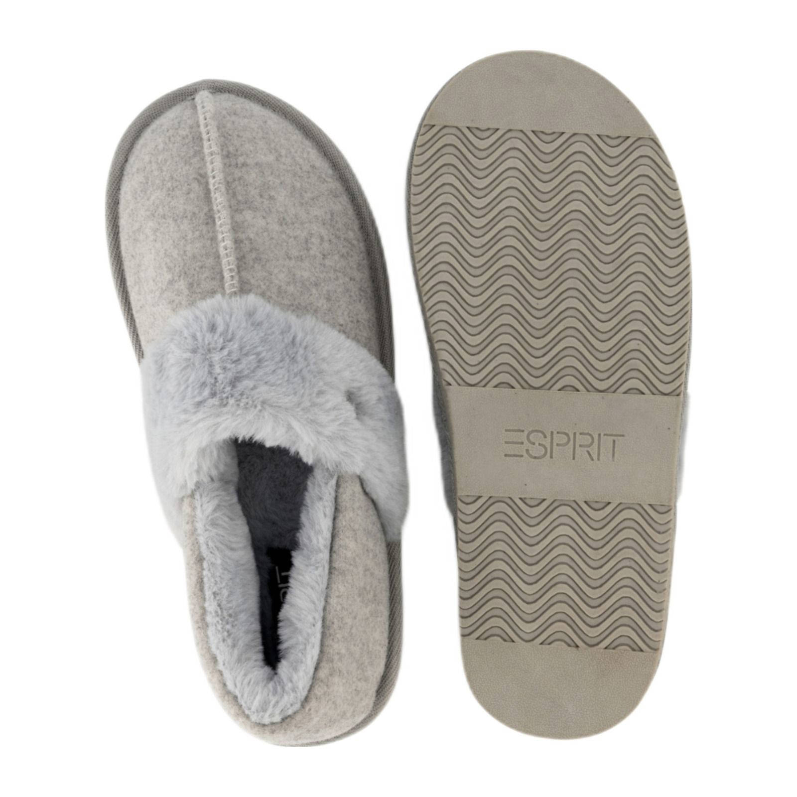 ESPRIT pantoffels grijs