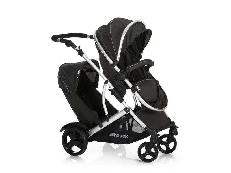 Hauck Geschwisterwagen Duett 2 Black Geschwisterwagen Duett 2, Schwarz