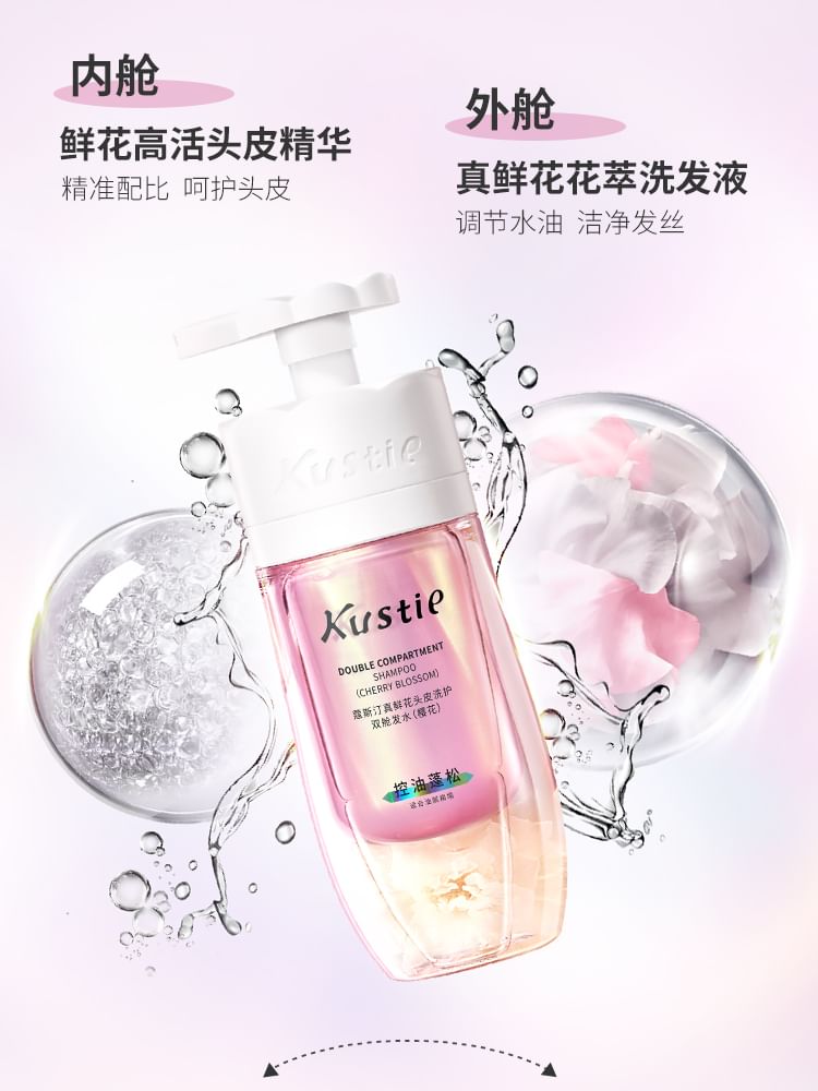 Kustie - Color Shield & Voedende Shampoo met Twee Compartimenten