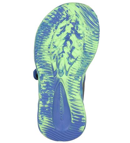 Skechers Sandalen m. Lichter Sola - Schwarz/Blau