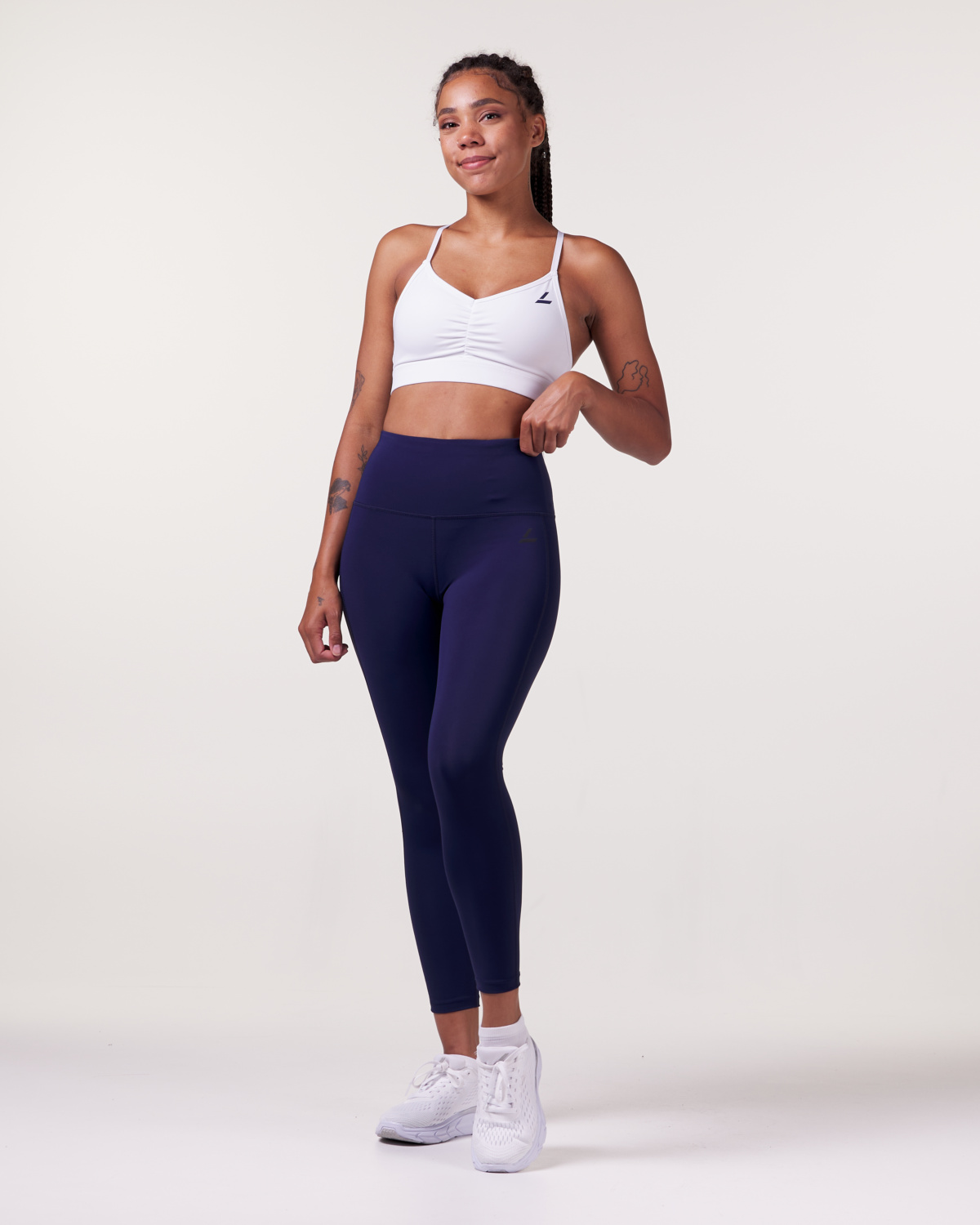 LEVITY Magnify Scrunch Tights 7\8 2.0 Blue Navy