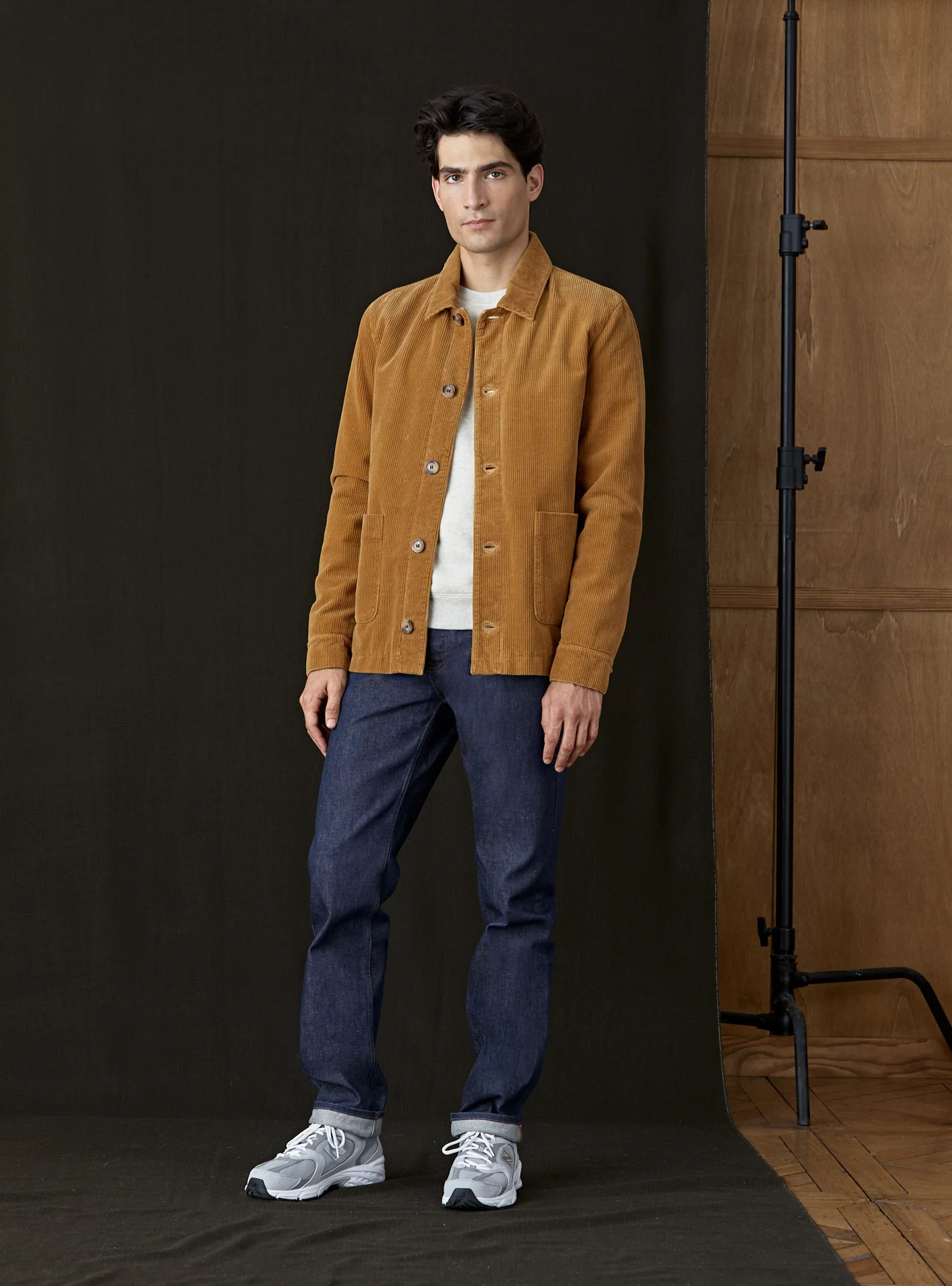 Blouson en velours River Earth