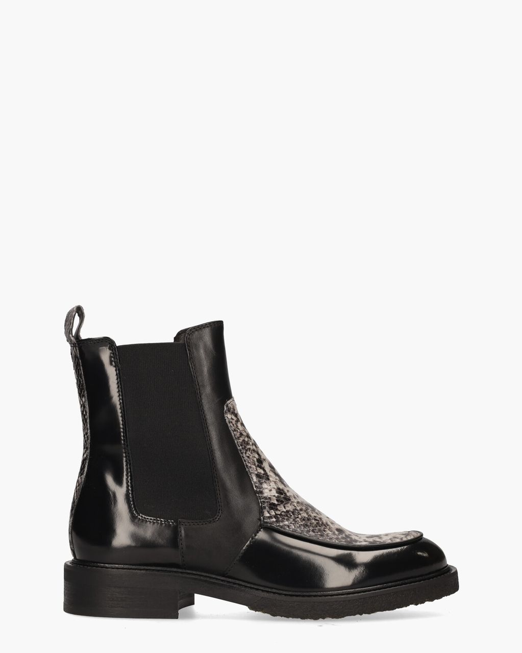 Billi Bi A7100 Zwart/Grijs Dames Enkelboots