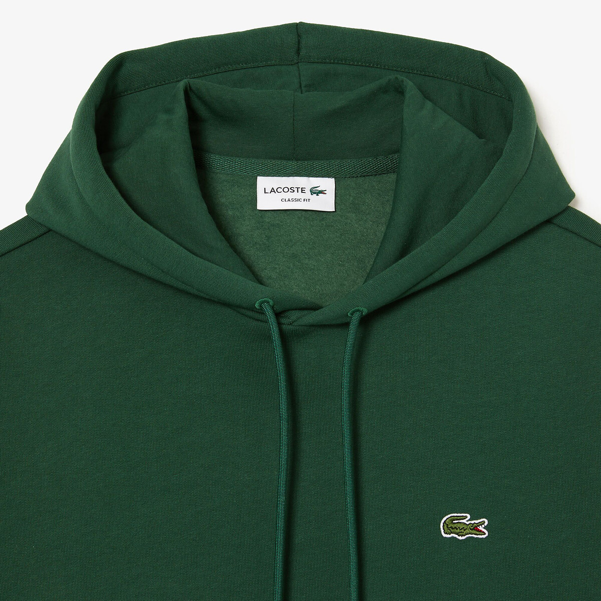 Moletom com capuz de algodão LACOSTE