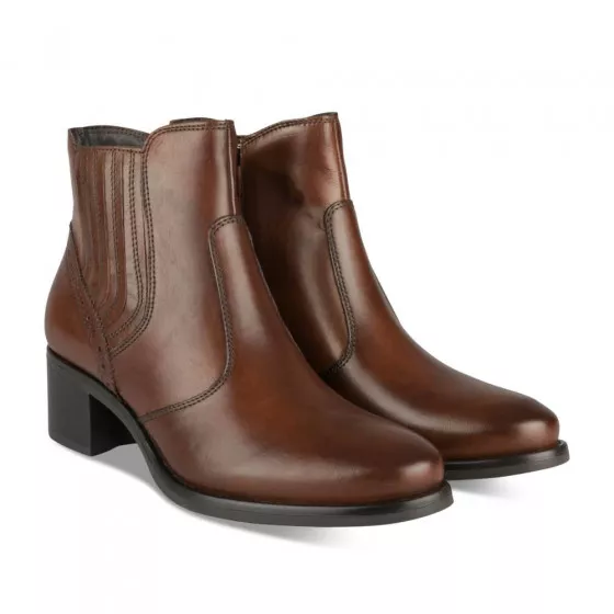 Bottines MARRON MEGIS ELEGANT