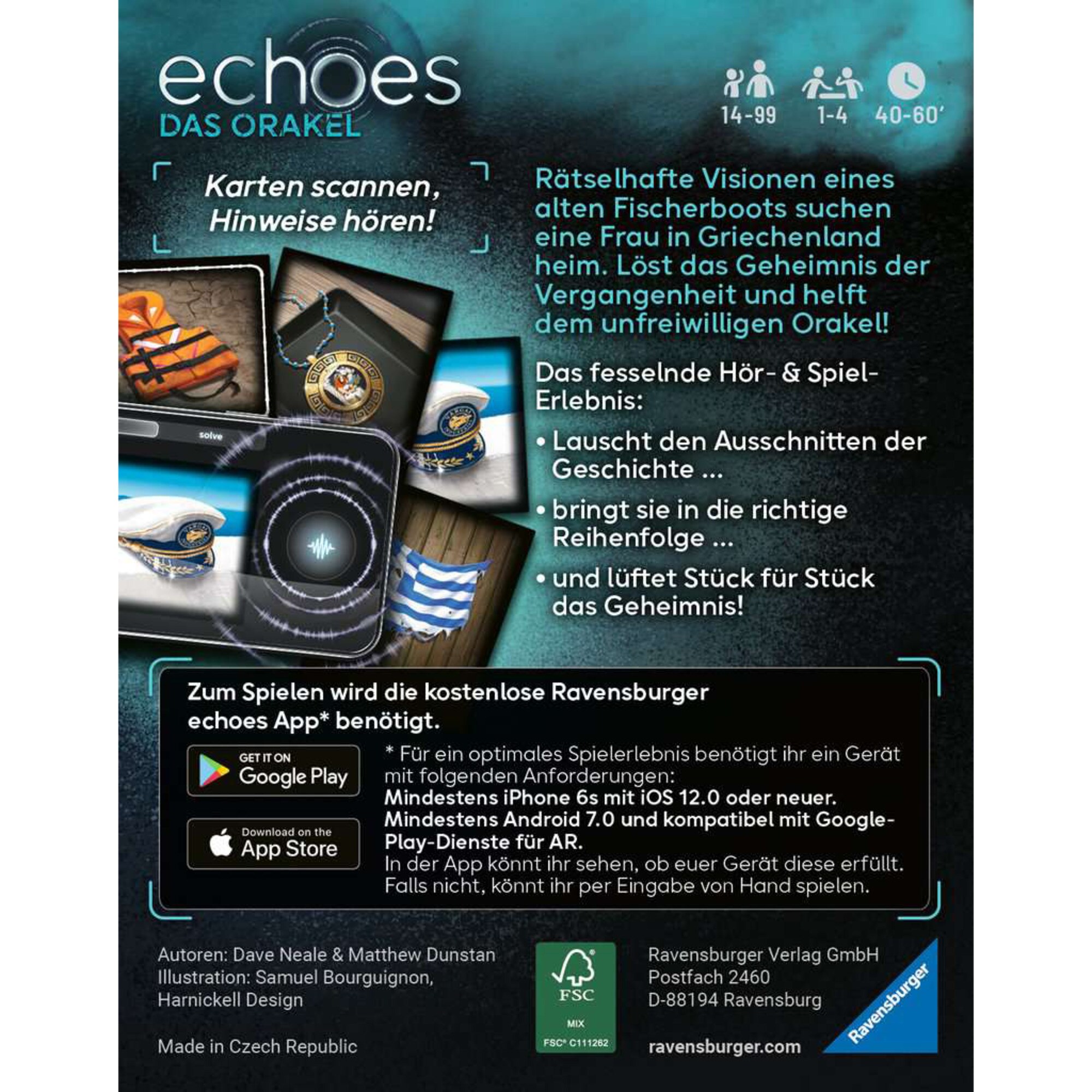Ravensburger Gesellschaftsspiel RAV echoes Das Orakel 22452