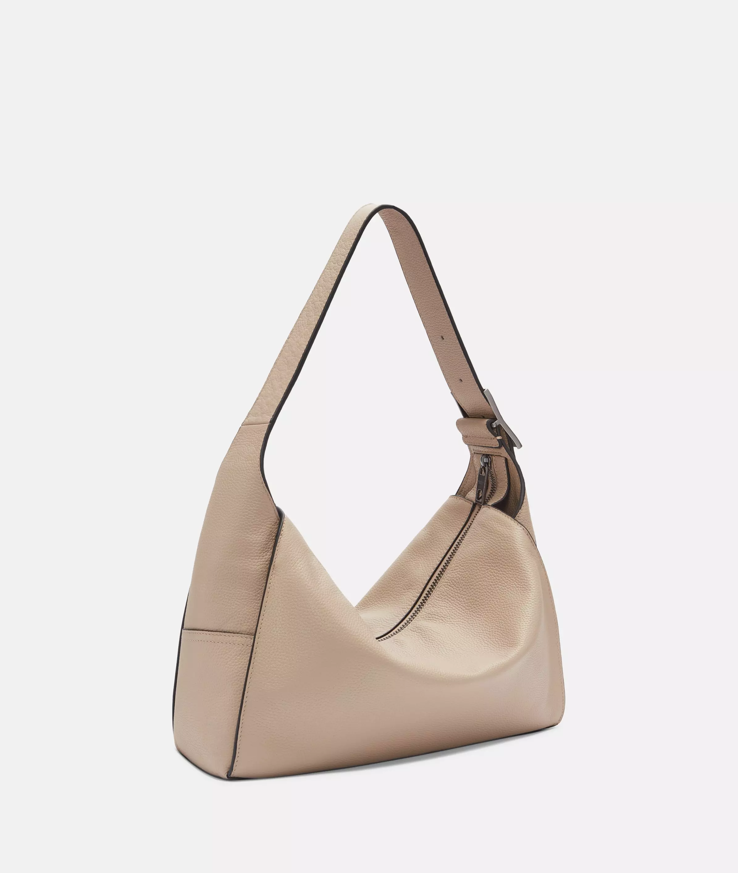 Lou Hobo M Spacious cowhide leather shoulder bag