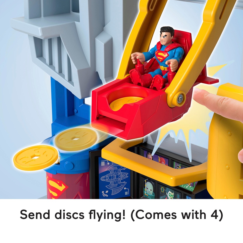 Imaginext DC Super Friends Ultimatives Hauptquartier-Spielset mit Batman-Figur