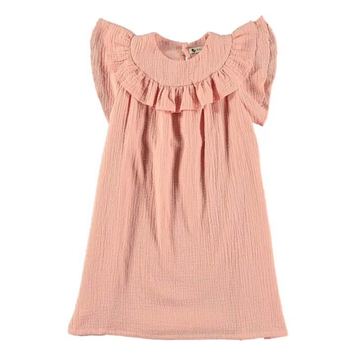 Risu Risu Robe de Nuit Mar Plumetis | Rose pêche
