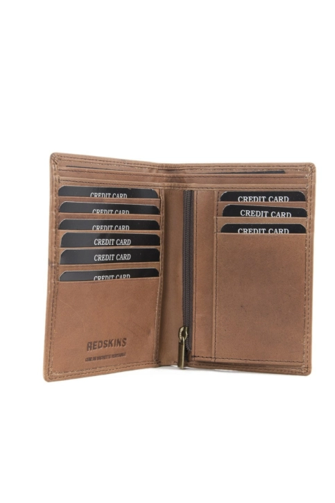 Portefeuilles redskins electron marron