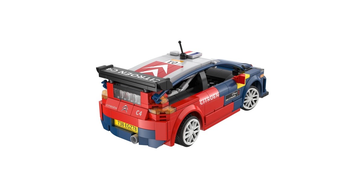 CaDASports Car - Citroen C4 WRC Constructiespeelgoed  (C51078W, schaal 1:20, Dual Mode control)