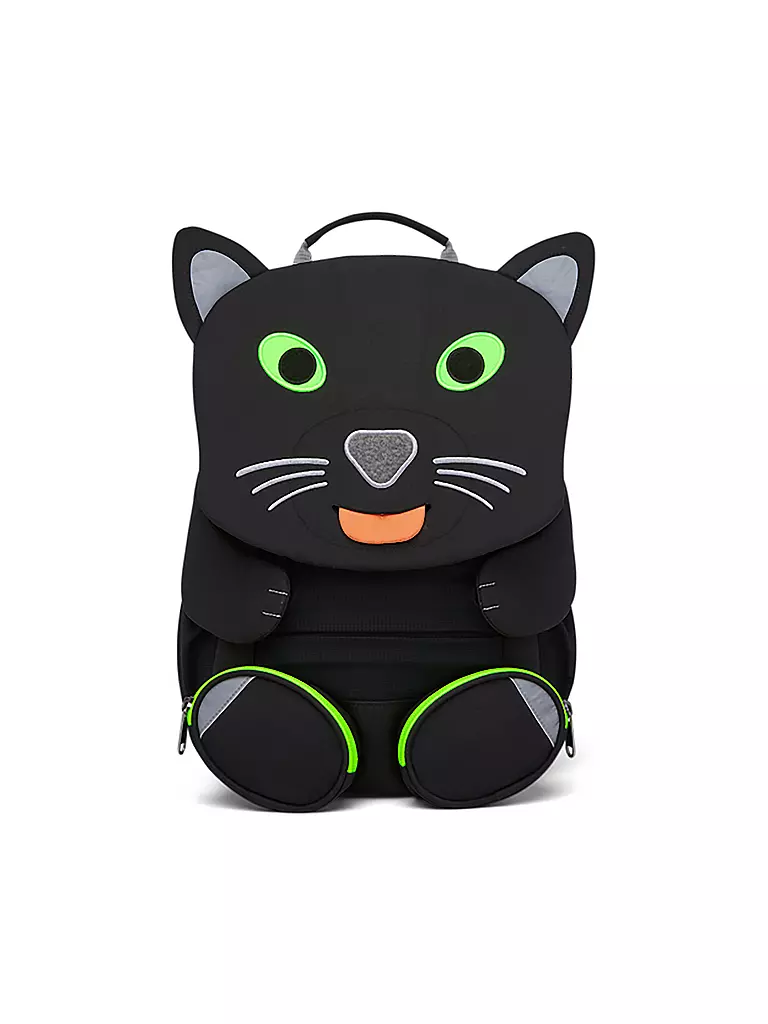AFFENZAHN Kinder Rucksack Große Freunde - Black Panther schwarz