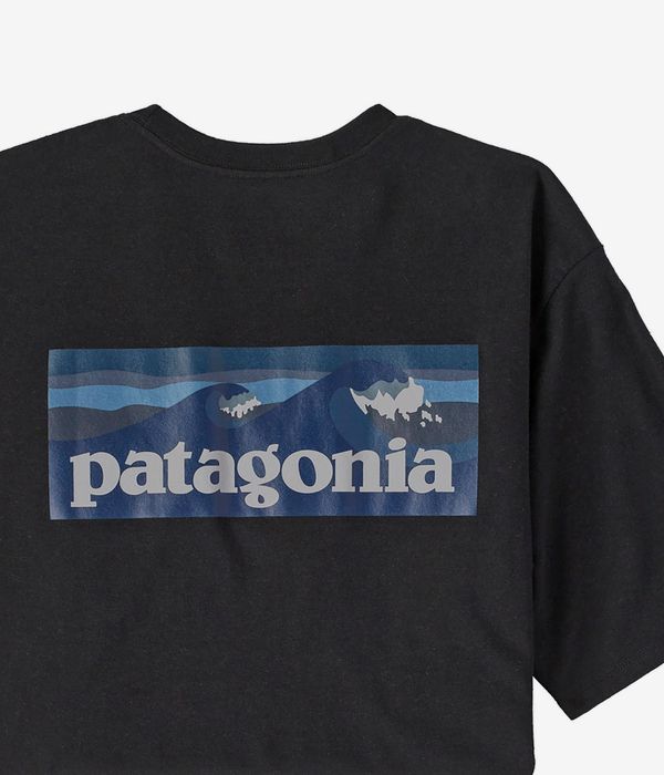 Patagonia Boardshort Logo Pocket Responsibili T-Shirt (ink black)