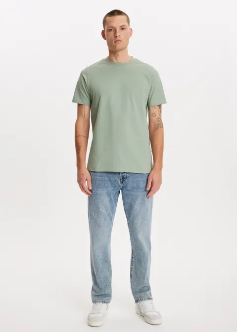 Essential organic t-shirt groen (GRN.L)
