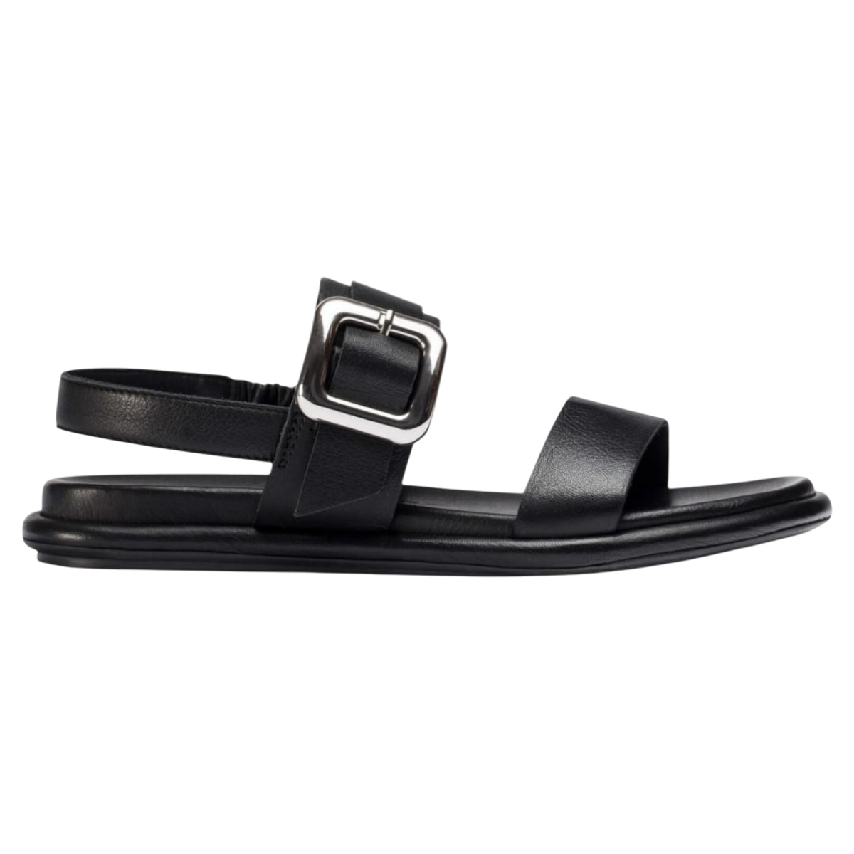 Flade sandaler, kvinder, sort