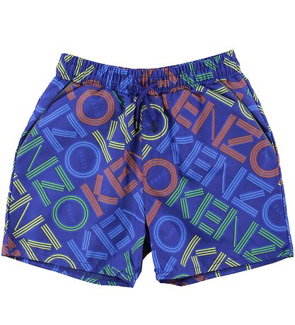 Kenzo Leggings/Shorts - Exklusive Edition - Vivid Blue m. Logo