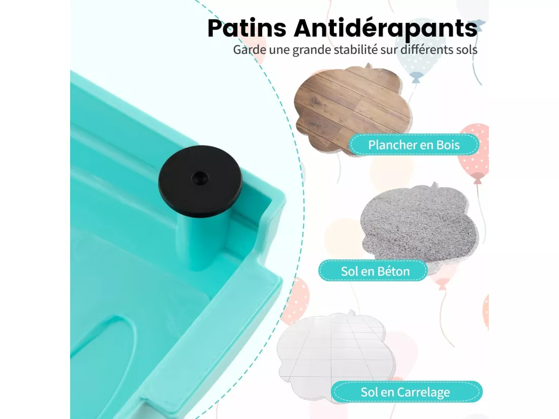 20 Pièces Poutre d'Équilibre Empilable Enfants avec Patin Antidérapant, Tremplins d'Équilibre avec Connexion Ferme Amovible, Charge 80kg pour 4 Enfants de 3 Ans+ (Vert Macaron)