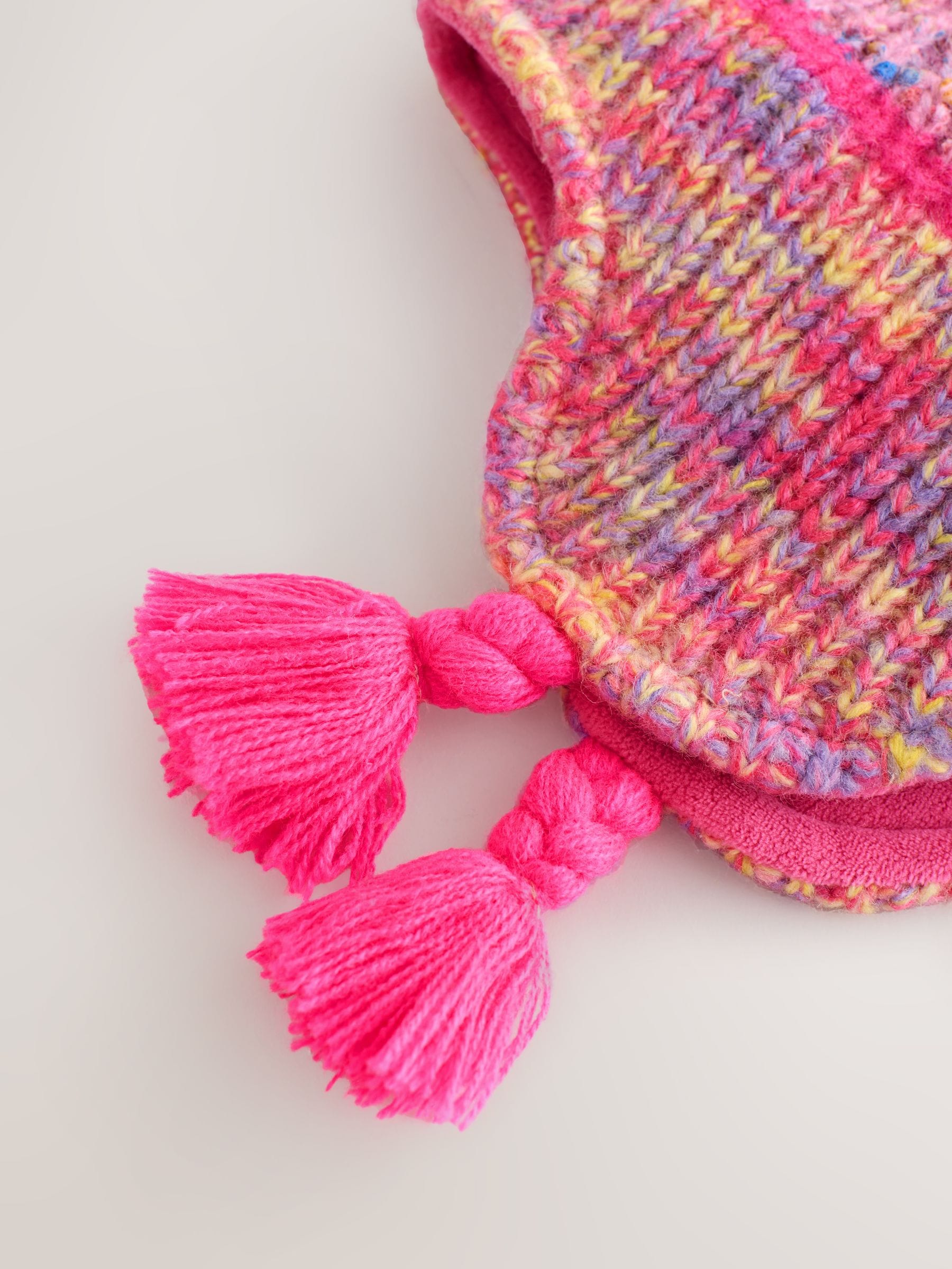 Roze en blauw - Pilotenmuts (3mnd -13jr)