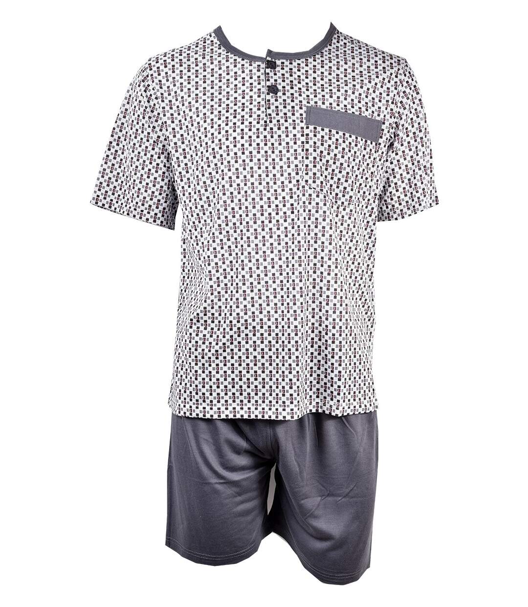 Pyjama Court Homme ECO HOMEWEAR 2941 GRIS