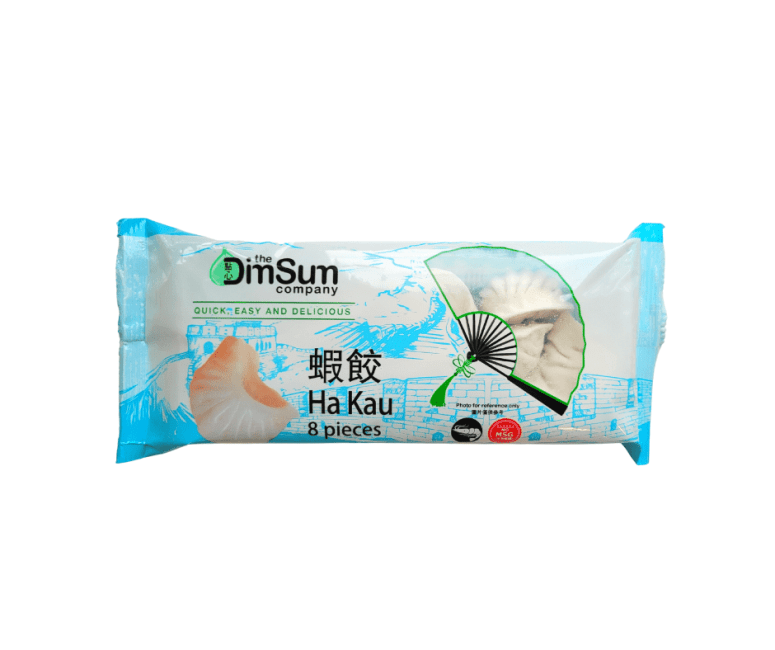 The Dim Sum Company Bevroren Ha Kau Garnalen Dumpling MSG-vrij 8st 176g