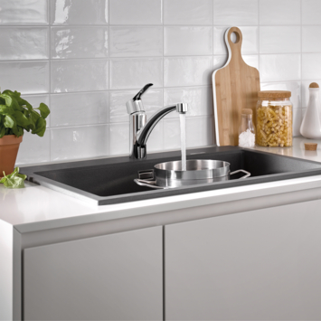 Grohe Quickfix keukenkraan Start lage uitloop chroom
