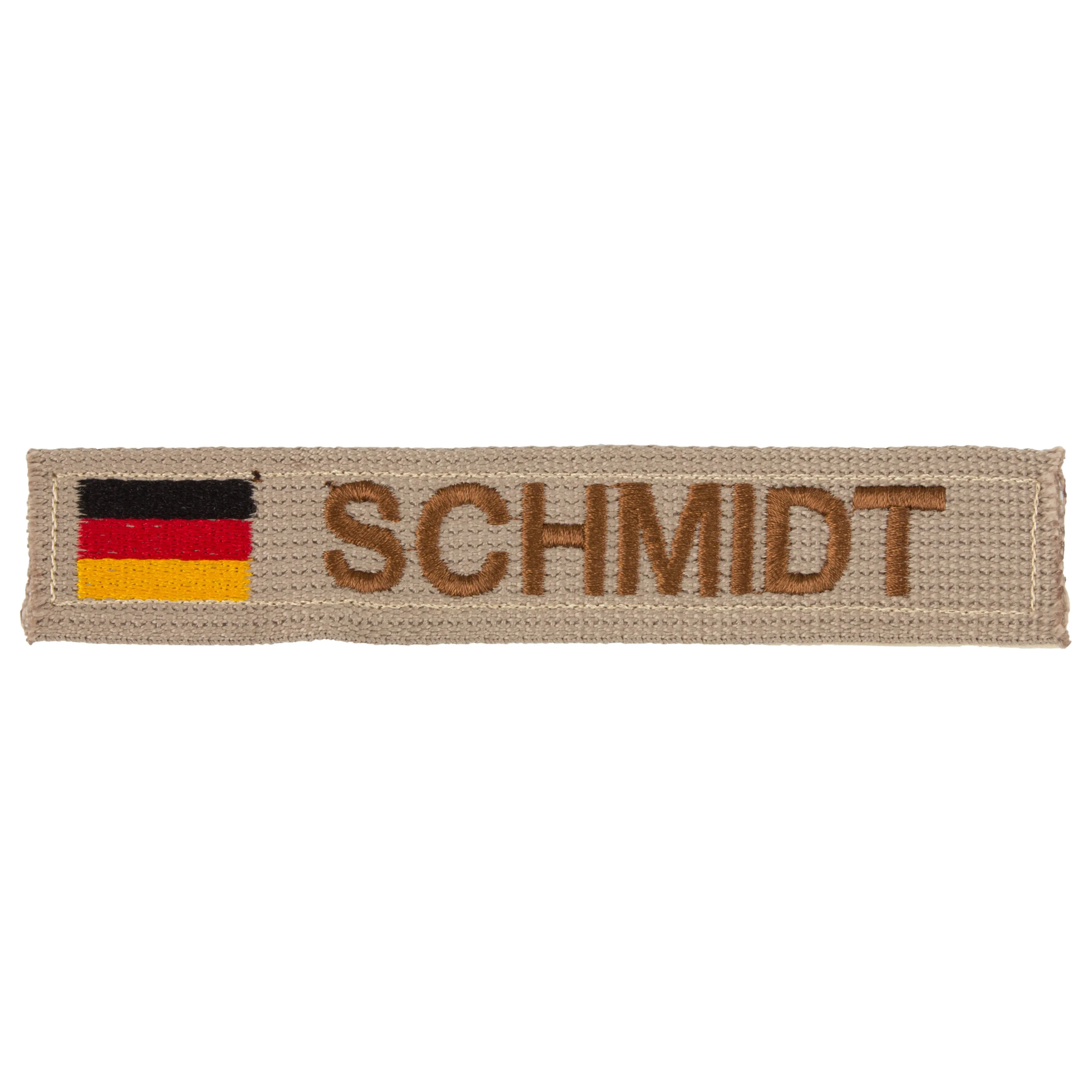 ASMC -  Namensbänder 5er Set DE khaki