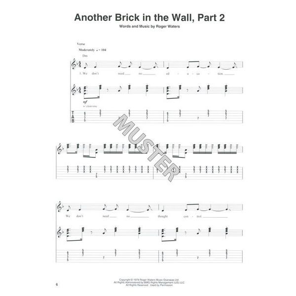 Hal Leonard Guitar Play-Along Pink Floyd