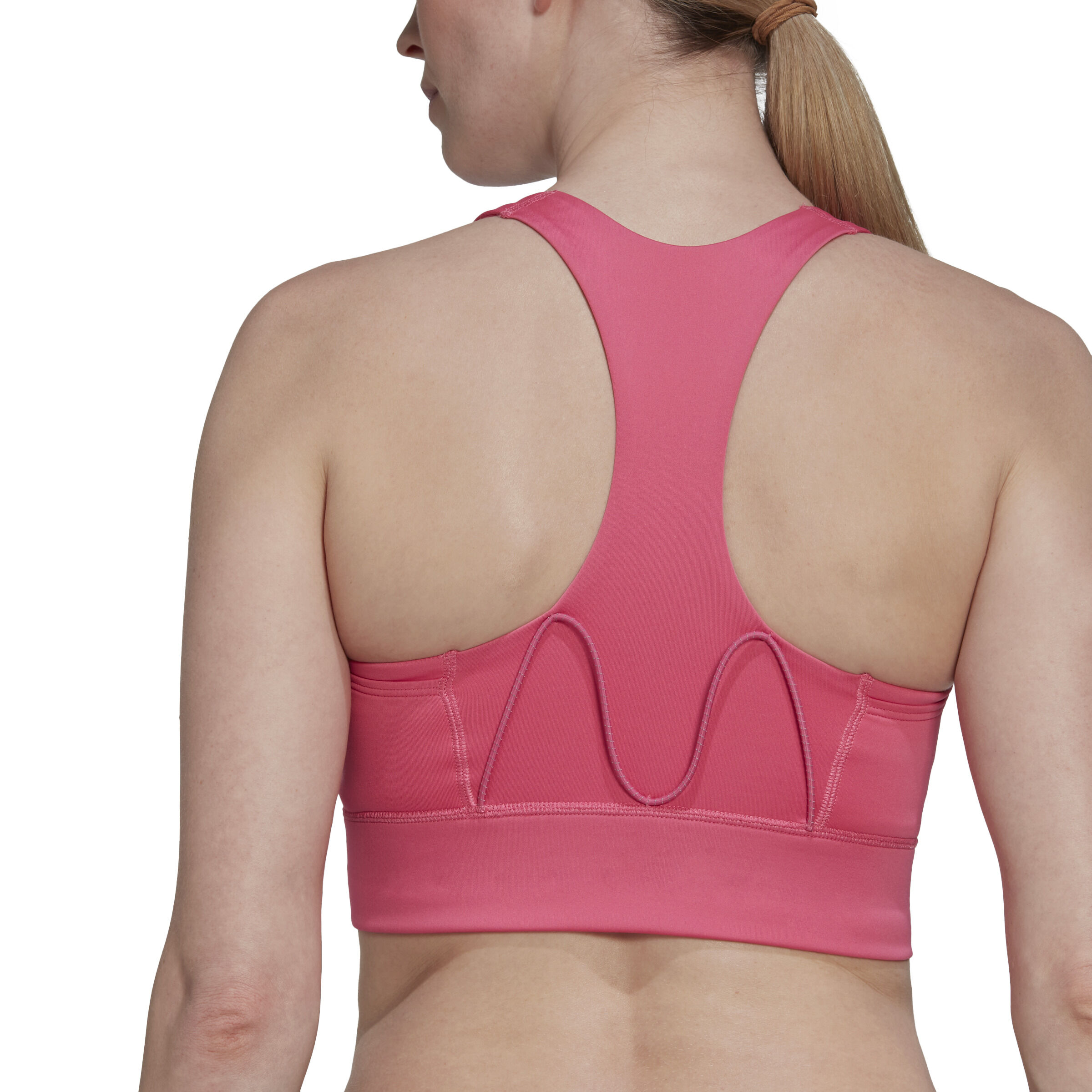 adidas Medium Support Primeknit Soutien-gorge Sport Femmes - Rouge