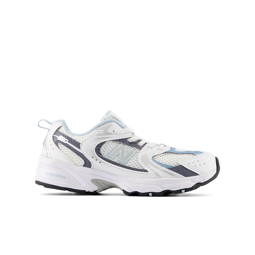 New Balance 530 Little Kids' Sneakers, White/Dark Arctic Grey, 32
