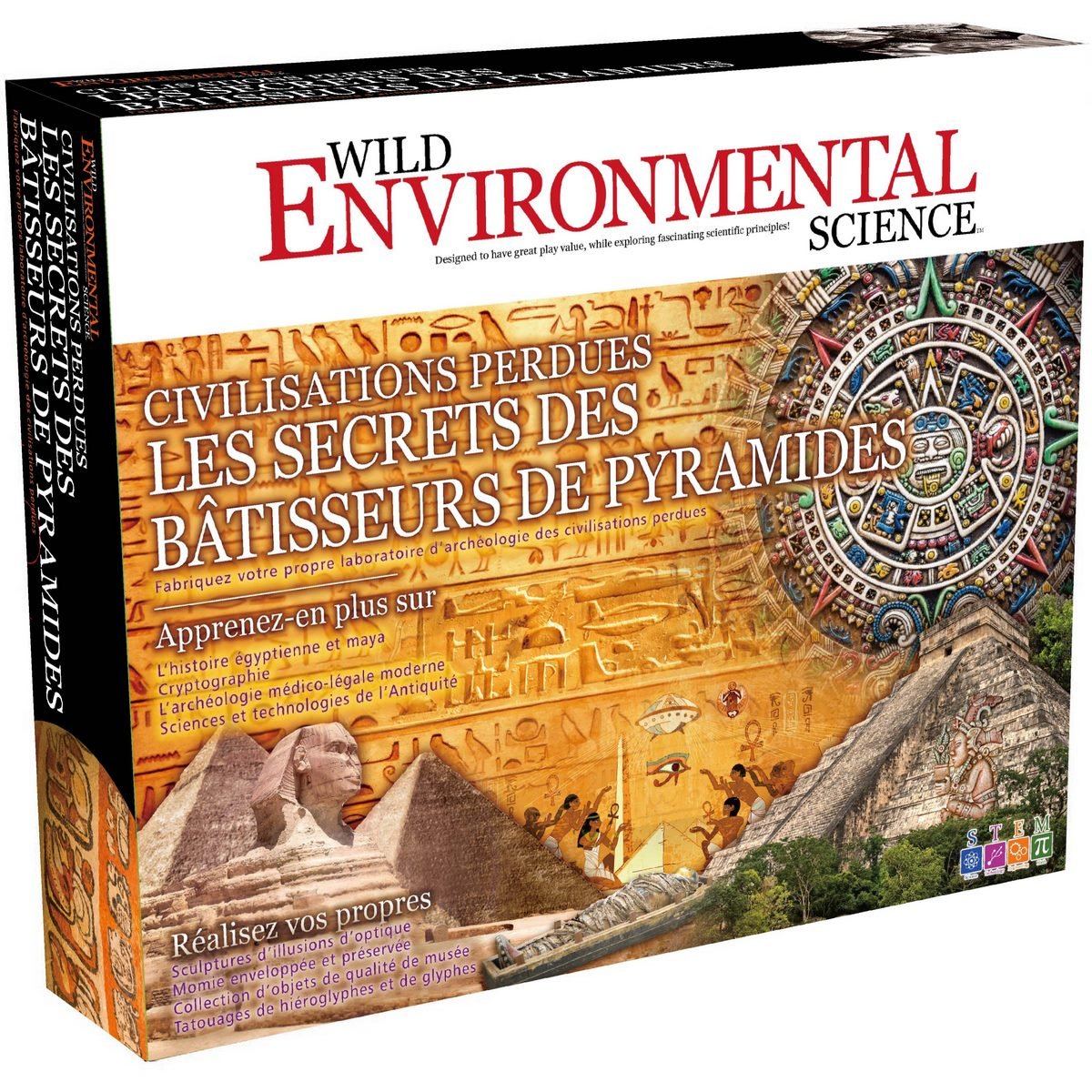 Coffret STEM : Civilisations perdues Les secrets des bâtisseurs de pyramides