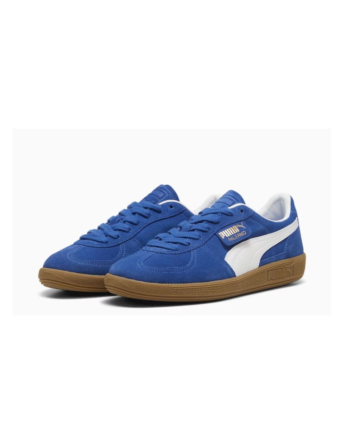 puma Sneakers Femme Palermo Bleu/Blanc Daim