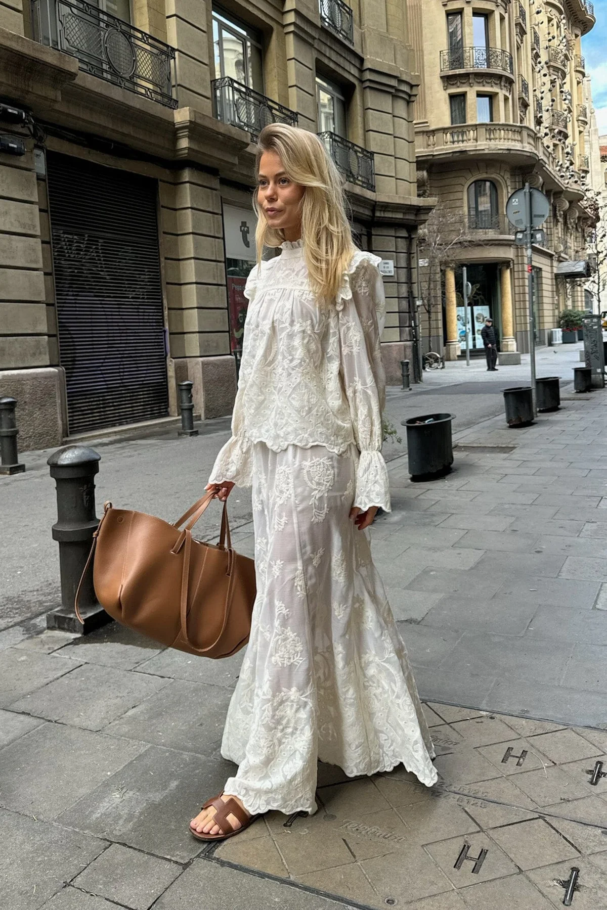 BYIC Ellinoric Lace Maxi Skirt